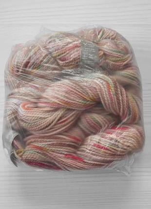 Нитки для в'язання вовняна пряжа мультиколор colinette 100% шерсть