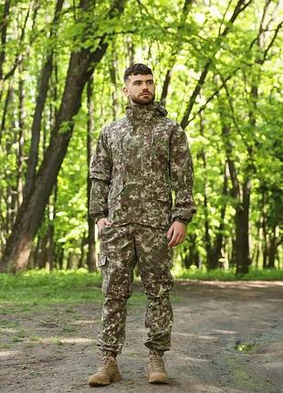 Тактический костюм для военные весеннее - летний горка рип-стоп хищник 3xl