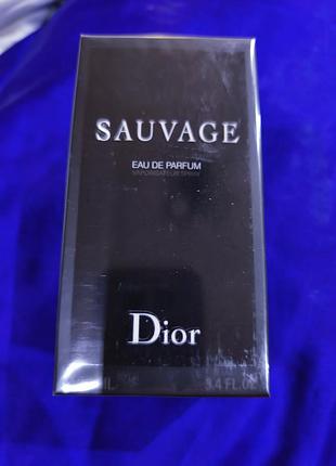 Элитный парфюм sauvage 100ml абсолютно новый запечатан