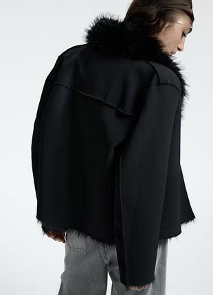 Шуба-дублянка h&m двохстороння 6