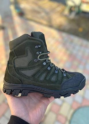 Тактичні черевики зимові для військових slimtex до - 25 олива