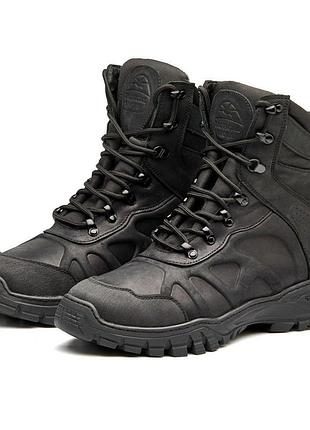 Тактические берцы зимние для военных на мембране gore-tex +5 -15 черные