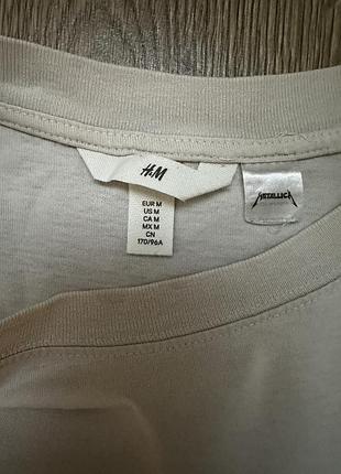 Котонова футболка h&m 3