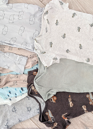 Костюм, боди, слип, zara, carter's, hm 6