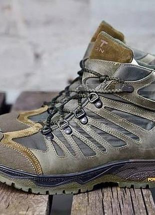 Тактичні черевики для військових 21-10°с gore-tex демісезонні хакі