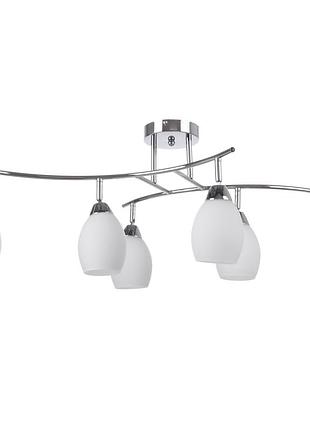 Люстра потолочная классическая e14 40w ch (lk-259c/6) brille l112-011