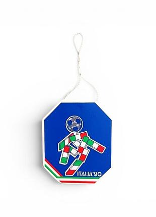 Мини-вымпел «чемпионат мира по футболу — италия 1990» (italia '90), оригинал.