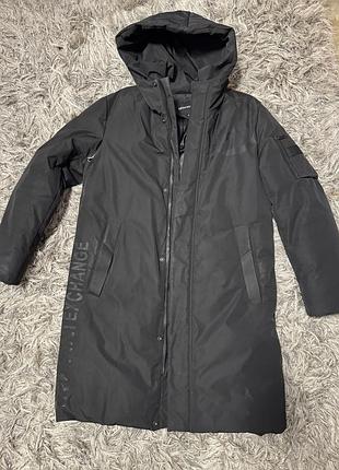 Мужское теплое пальто emporio armani