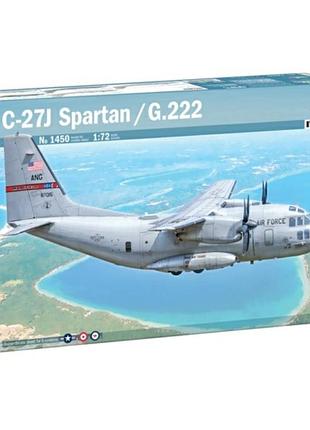 Збірна модель italeri 1:72 транспортний літак c-27a spartan/g 222 (it1450)