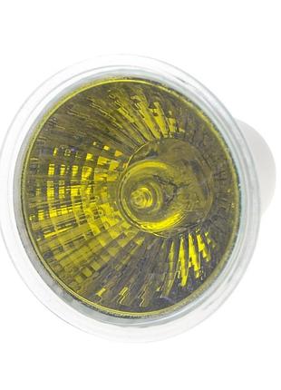 Лампа галогенна 50w gu10 mr16 (36) yellow 220v