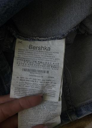 Жіноча джинсова сукня bershka синя 4
