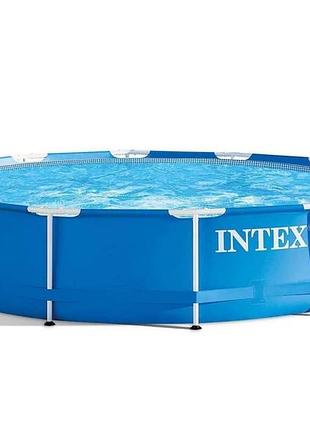 Басейн intex metal frame pool каркасний круглий 366х76 (28210)