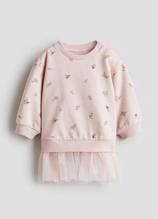 Сукня світшот h&m 18-24м