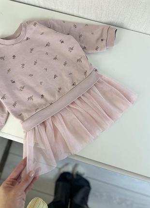 Сукня світшот h&m 18-24м 3