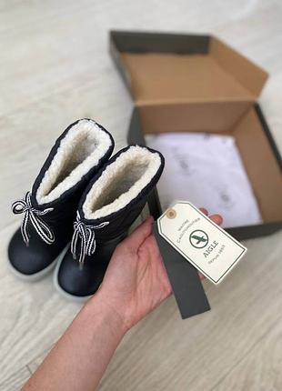 Чобітки гумові утеплені aigle рр.20