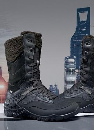 Жіночі високі зимові черевики merrell m-select warm (арт. j37324) з утеплителем m-select warm (200g) та технологічною підошвою vibram arctic grip