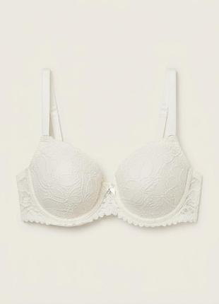 Уплотненный классический базовый бюстгальтер 36dd 80e bras n things молочный