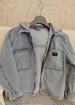Комплект одягу для хлопчика next, benetton, h&m (джинсова куртка, джинси, кардиган)