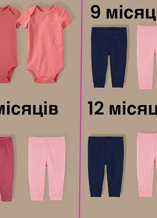 Боді carters 3-6 місяців