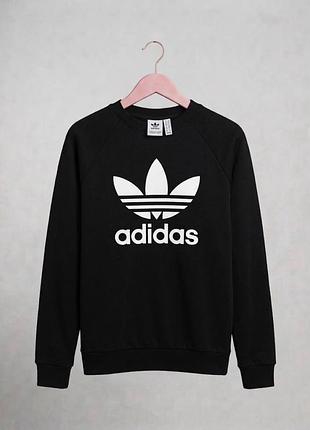 Світшот жіночий adidas чорний з біг лого