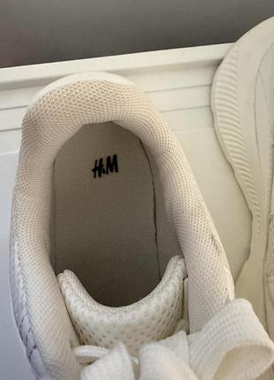 Кросівки жіночі h&m білі 4