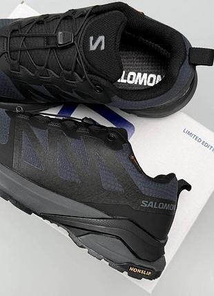 Salomon x-adventure gtx bluish grey black