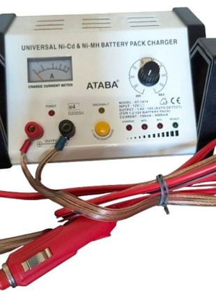 Зарядний пристрій ataba at-1414 для ni-cd / ni-mh