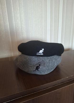 Капелюхи унісекс kangol чорний, сірий