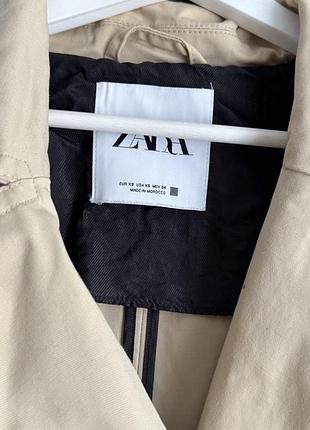 Жіночий плащ zara бежевий 2