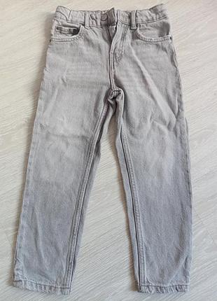 Джинси для дівчинки zara сірі 122 см