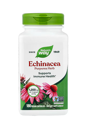 Nature's way, трава ехінацеї пурпурової (echinacea purpurea), 101 капсула