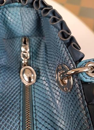 Блакитна сумочка christian dior 8