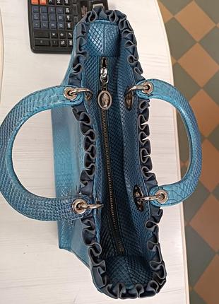 Блакитна сумочка christian dior 4