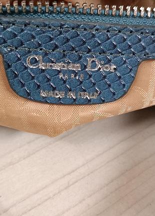 Блакитна сумочка christian dior 9