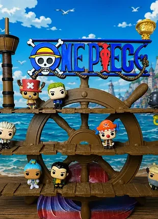 Поличка стенд для фігурок one piece kinder joy,стенд для фігурок ван піс кіндер джой