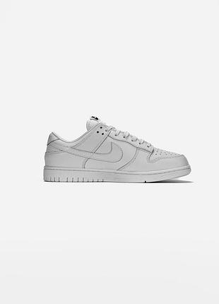 Nike dunk low "triple white" premium 6