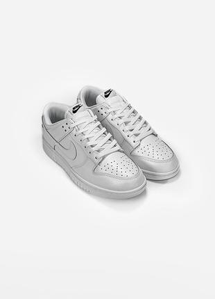 Nike dunk low "triple white" premium 9