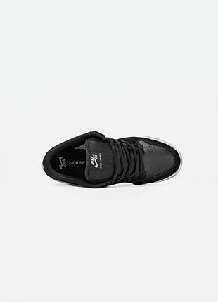 Nike sb dunk low black/white 6