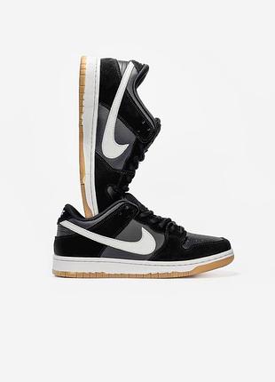 Nike sb dunk low black/white 4
