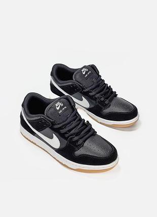 Nike sb dunk low black/white 8