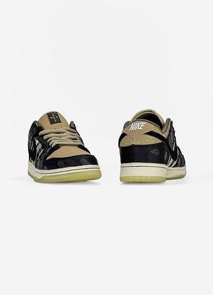 Nike sb dunk low x travis scott black/beige 5