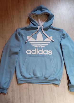 Худі жіноче adidas блакитне розмір s