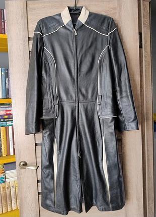 Шкіряний плаш dilander collection