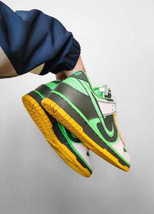 Sb dunk low green / yellow 6