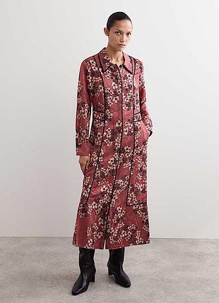 Актуальна трендова сукня плаття в білезняному стилі m&s uk 6 xs 36 🔥🔥🔥
