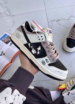 Nike sb dunk low x stussy 40th beige 4