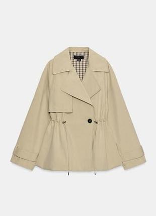 Плащ жіночий zara бежевий л