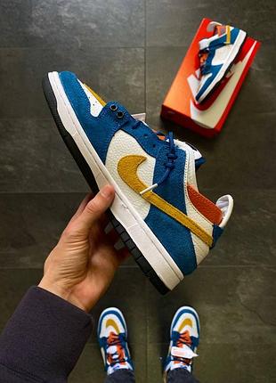 Nike sb dunk x air jordan blue 4