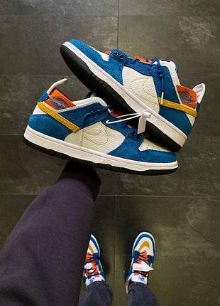 Nike sb dunk x air jordan blue 7