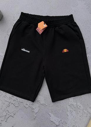 Мужские спортивные шорты ellesse черные элис повседневные на лето m (b)